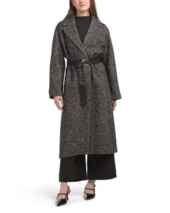 Image of sale on Knit Herringbone Coat