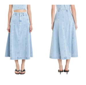 Image of sale on Denim Midi Skirt