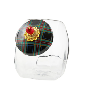 Image of sale on Cookie Jar with Black Tartan Lid