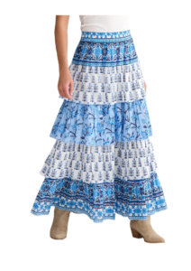 Image of sale on Ariel Tiered Maxi Skirt