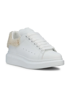 Image of sale on Oversize Genuine Shearling Trim Sneaker (women)