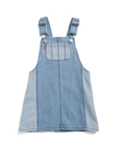 Image of sale on Toddler Girls Denim Jumper Dress Size 2-4