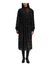 Image of sale on Vasco Sequined Semi-sheer Midi Shirtdress