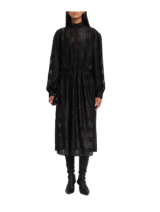 Image of sale on Vasco Sequined Semi-sheer Midi Shirtdress