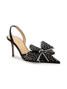 Image of sale on Le Cadeau 85mm Hotfix Bow Slingback Pumps ($50 Gift Card)