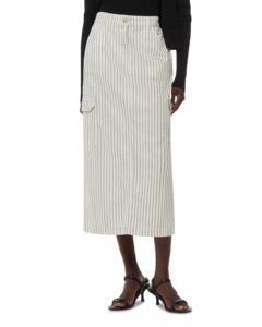 Image of sale on Stripe Cargo Midi Skirt