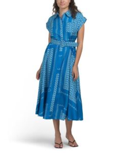 Image of sale on Serena Rolled Sleeve Shirt Dress