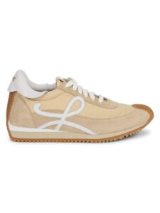Image of sale on Women’s Loewe X Paula’s Ibiza Flow Runner Suede Sneakers