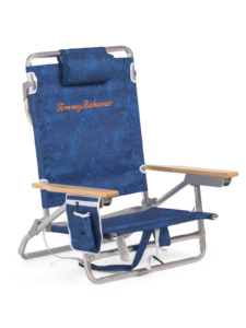 Image of sale on 20×31 Tonal Leaf Print Backpack Cooler Beach Chair