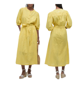 Image of sale on Heidi Cotton Midi Dress
