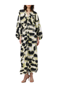 Image of sale on Print Long Sleeve Maxi Dress