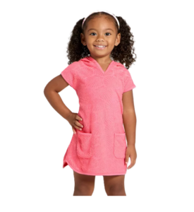 Image of sale on Infant Girls' Seashell Embossed Swim Cover Up Dress