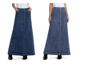 Image of sale on Royal Denim Maxi Skirt