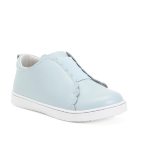 Image of sale on Leather Phoebe Elastic Slip-on Sneakers (toddler Little Kid )