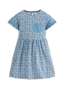 Image of sale on Kids’ Eyelet Pocket Cotton Jersey Dress Size 2-8