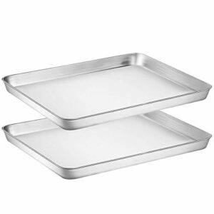 Image of sale on Wildone Baking Sheet Set of 2 – Stainless Steel Cookie Sheet Baking Pan