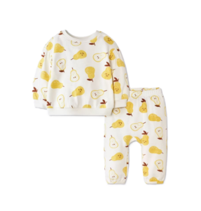Image of sale on Baby Girls' 2pc Pear Fruit Modal French Terry Sweatshirt and Pants Set