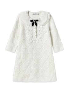 Image of sale on Little Girl’s & Girl’s Pointelle Knit Dress