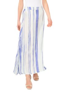 Image of sale on Mixed Stripe Challis Skirt