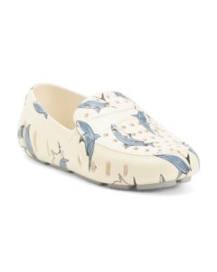Image of sale on Unisex Shark Print Prodigy Driver Flats (toddler Little Kid Big Kid)