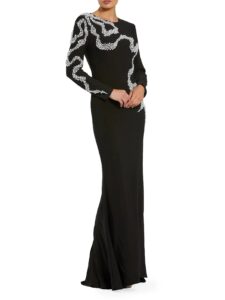 Image of sale on Beaded Column Gown