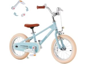 Image of sale on Royalbaby Ez Kids Bike12 Inch Convertible Balance to Pedal Bike for Boys & Girls,beginner Bicycle for Ages 2-4 Years,blue
