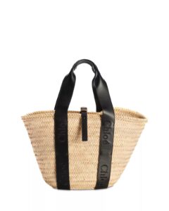 Image of sale on Sense Medium Raffia Basket Tote