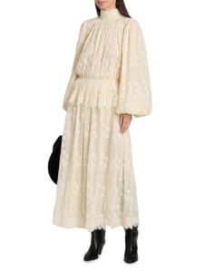 Image of sale on Outlander X Ronny Kobo Sereia Lace Maxi Dress