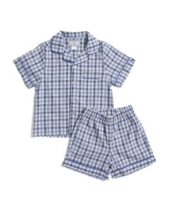 Image of sale on Boys 2pc Gingham Shorty Pajama Set