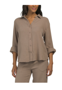 Image of sale on Gauze Long Sleeve Shirt