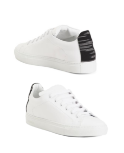 Image of sale on Leather Lace Up Sneakers