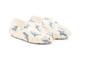 Image of sale on Unisex Shark Print Prodigy Driver Loafers (toddler Little Kid Big Kid)