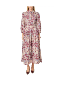 Image of sale on Print Long Sleeve Maxi Dress
