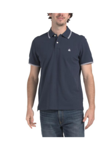 Image of sale on Cotton Tipped Chest Logo Pique Polo