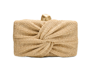 Image of sale on Lisse Twisted Raffia Clutch Bag
