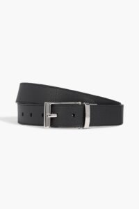 Image of sale on Sasent Reversible Pebbled-leather Belt