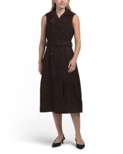 Image of sale on Suede Macy Midi Dress