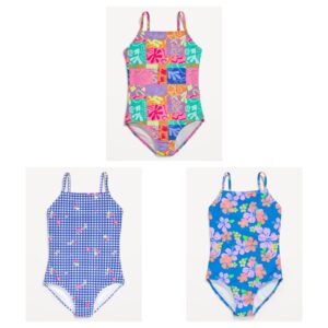 Image of sale on Back Cutout One-piece Swimsuit for Girls