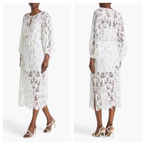 Image of sale on Cotton-lace Midi Dress