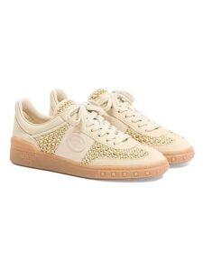 Image of sale on Upvillage Sneakers in Woven Raffia Fabric