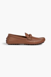 Image of sale on Monza Braid-trimmed Leather Driving Shoes