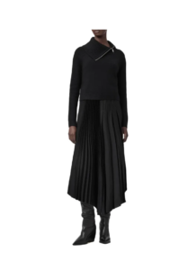 Image of sale on Jax Sweater & Pleated Satin Dress Set