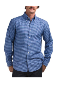 Image of sale on Oxford Long Sleeve Fall Pattern Regular Fit Shirt