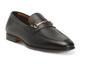 Image of sale on Leather Saddle Loafers with Bit