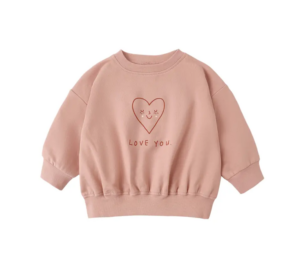 Image of sale on Heart Cotton Graphic Sweatshirt