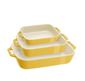 Image of sale on 3-piece Ceramic Rectangular Baking Dishes