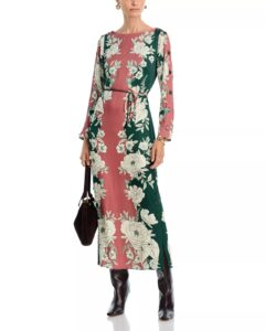 Image of sale on Pink Garden Midi Dress