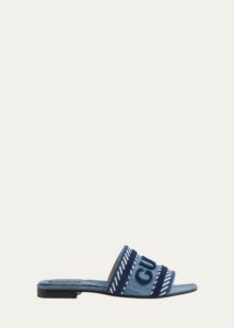 Image of sale on Jane Logo Denim Slide Sandals