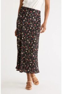 Image of sale on Printed Maxi Skirt