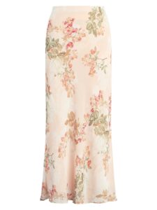 Image of sale on The Favorite Floral Georgette Maxi Skirt